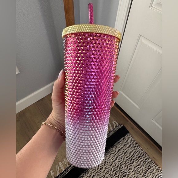 Starbucks Iridescent Studded Pink Tumbler - Venti 24oz - Picture 2 of 5